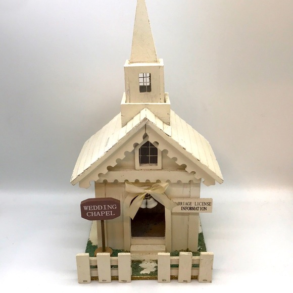 None Other - Decorative Wooden Wedding Chapel Church